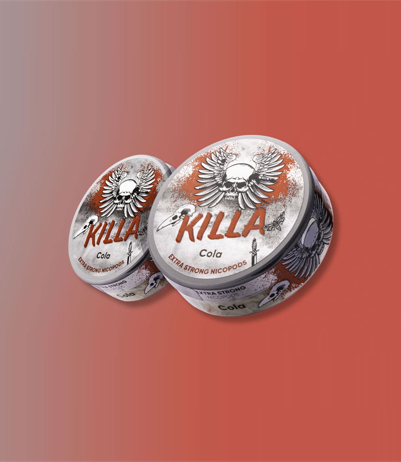 Killa nicotine pouches collection.