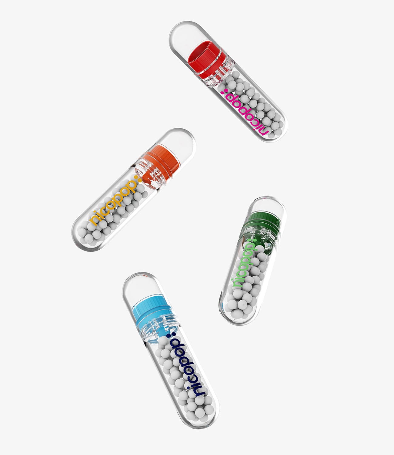 Nicopop nicotine pearls collection banner.