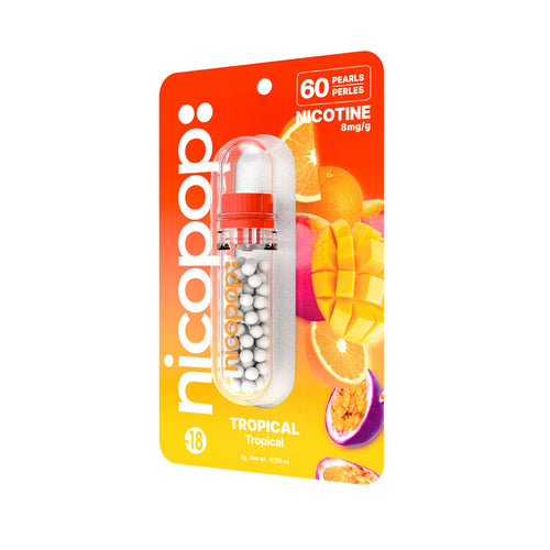 Nicopop - Tropical Nicotine Pearls (8mg)