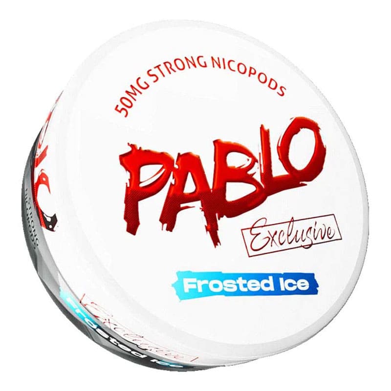 Pablo Frosted Ice Nicotine Pouches.