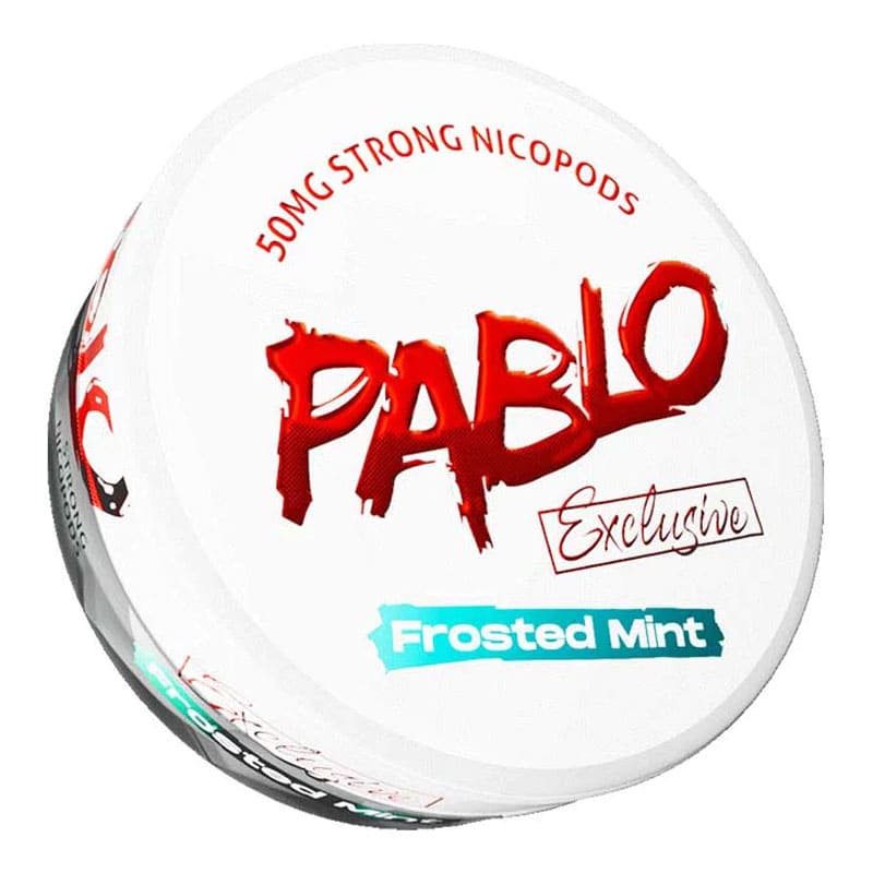 Pablo Frosted Mint Nicotine Pouches.